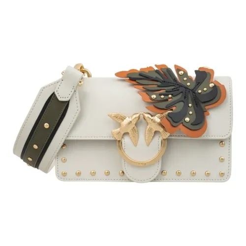 PINKO Love Series Кожа Сумка Сумка через плечо Женская Белая