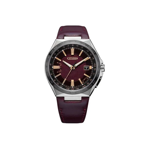 CITIZEN Ecology Drive Collection Светильник Кварцевый механизм Часы Унисекс Красный Циферблат