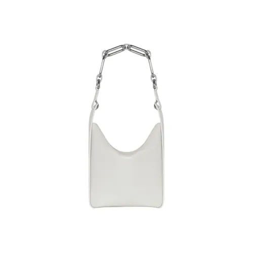 Balenciaga Grained Телячья кожа Тоут Сумка Сумка для покупок Сумка Маленькая Женская Белая