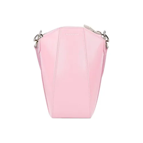 Givenchy Сумка из коровьей кожи вертикальная ручная через плечо мини женская розовая