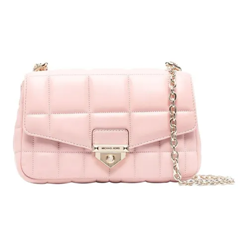 MICHAEL KORS Soho Quilted кожаная подушка сумка сумка с цепочкой сумка через плечо женская розовая