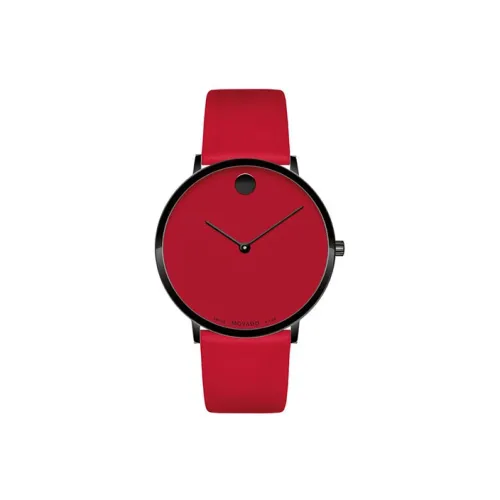 MOVADO Кварцевый Movement Унисекс Часы Красные