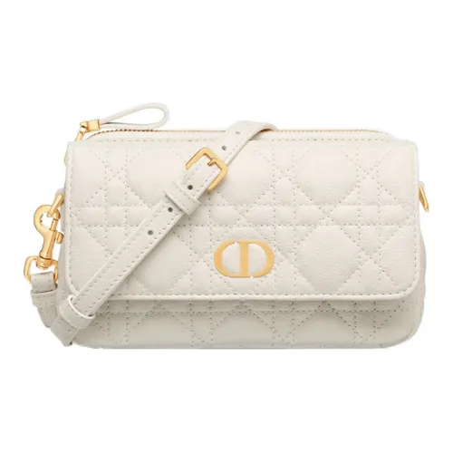 DIOR Мягкая сумка из коровьей кожи сумка через плечо сумка через плечо клатч женский молочно-белый