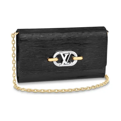 LOUIS VUITTON Кожа Одно плечо Клатч Женский Черный