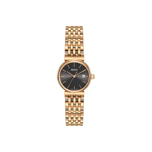 Mido quartz Movement Женские часы 25 мм Черный
