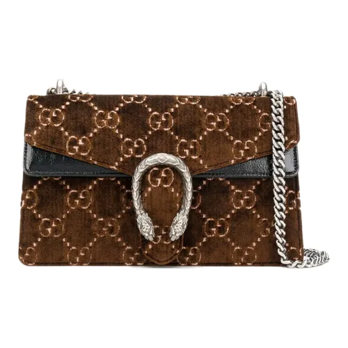 GUCCI Dionysus Вельветовая Сумка через плечо Стандартная Женская Коричневая