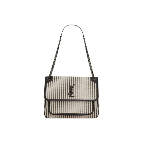 SAINT LAURENT Хлопок Полиэстер Хобо Сумка Сумка через плечо Сумка на плечо Женская