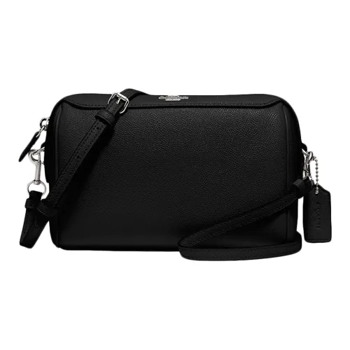 COACH Bennett Коровья кожа Сумка через плечо Маленькая Женская Черная