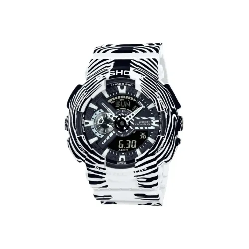 CASIO Кварцевый механизм Мужские часы серии Liquid Crystal/Analog Dual Display, 55 мм*51,2 мм*16,9 мм, черный