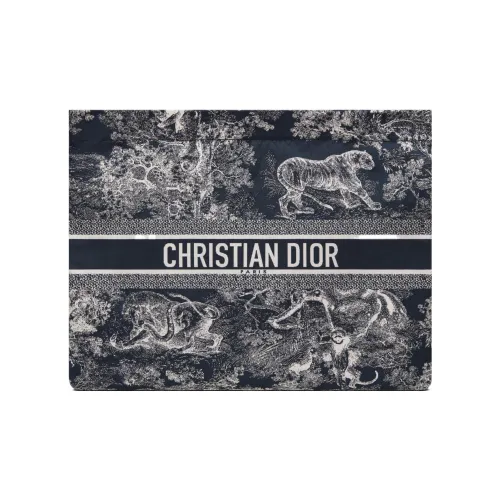 DIOR Путешествие Техническая Ткань Монетница Сумка через плечо Клатч Стандартный Женский Синий