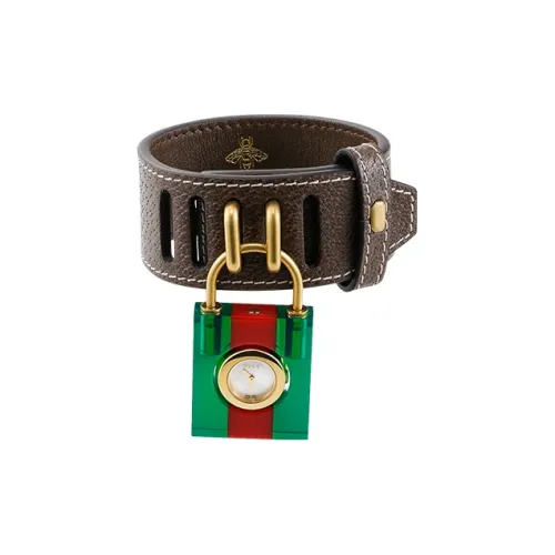 GUCCI Constance Collection Кварцевые наручные часы механизм ремешок из смолы белый циферблат унисекс