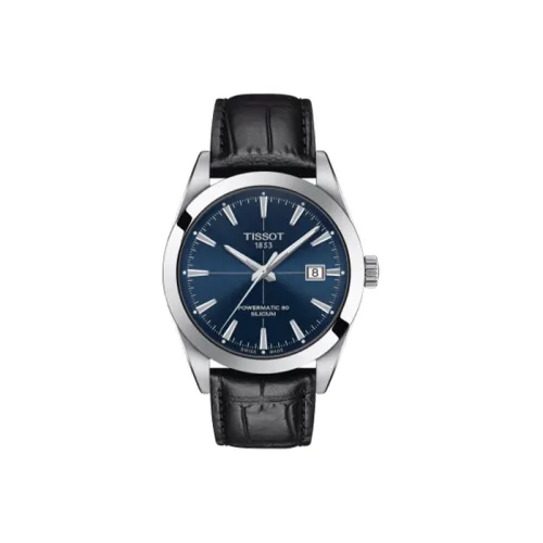 TISSOT Windy Collection Автоматический Механический Механизм Мужские Часы Синий Циферблат