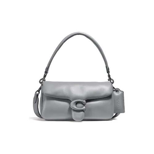 COACH Sheepskin Pillow Bag Crossbody Bag Shoulder Bag Medium Women's Gray COACH Овчина Подушка Сумка через плечо Сумка Средняя Женская Серый