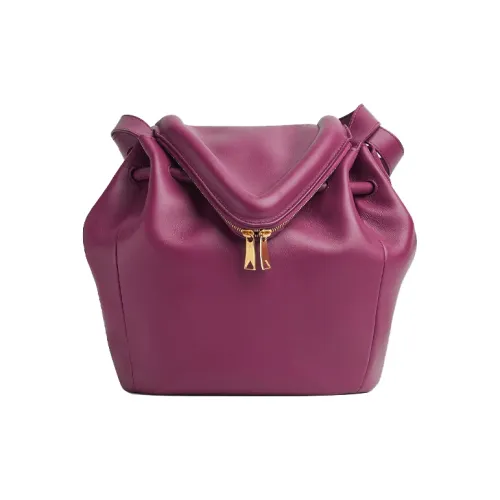 Bottega Veneta Beak Коровья кожа Сумка Женская Фиолетовая