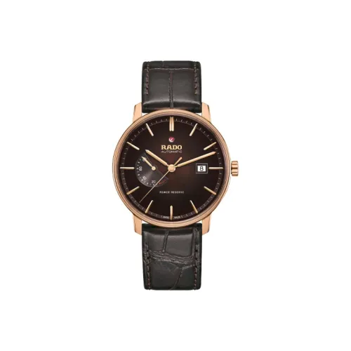 RADO Crystal Sparkle Collection Автоматический Механический Часы Мужские 41 мм Кофейный Циферблат Часов