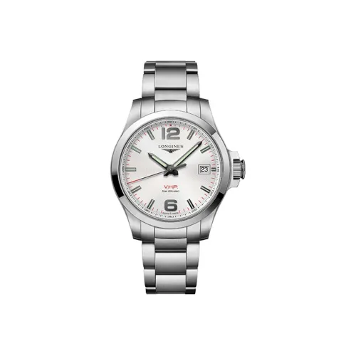 LONGINES Quartz Механизм Мужские часы Comcast V.H.P Series 41 мм Белые