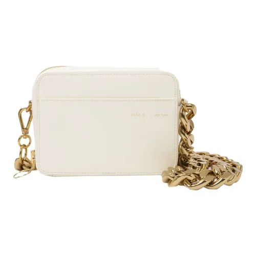 KARA Коровья кожа Сумка через плечо Женская Экрю