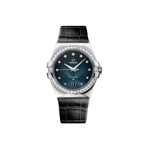 OMEGA Quartz Movement Женские Constellation Series Constellation Watch 35 мм Синий