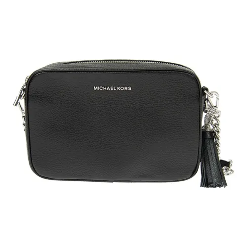 MICHAEL KORS Ginny Кожа Camera Сумка Сумка через плечо Средняя Женская Черная