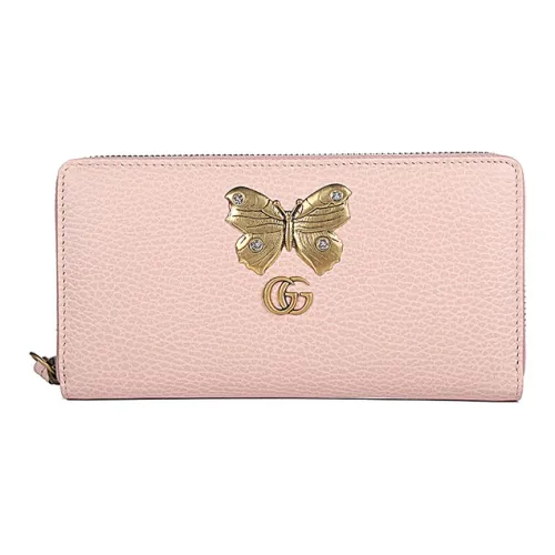 GUCCI Кожа Кошелек Женские Розовый Конфетный