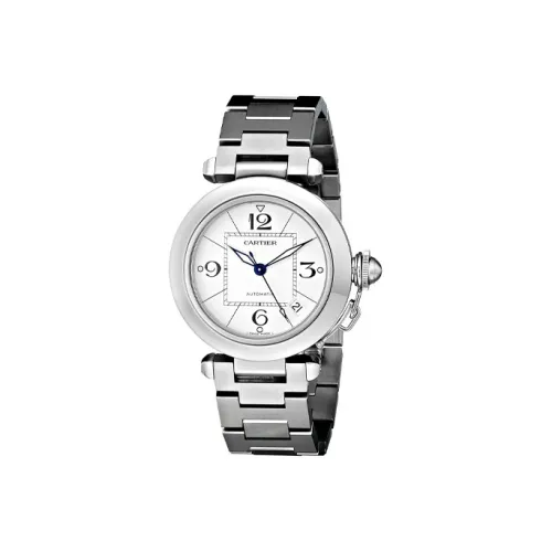 Cartier Автоматический Механический Movement Женские PASHA DE Часы 35 мм Белые