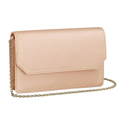 Cartier Guirlande Коровья кожа Сумка через плечо Женская Розовая