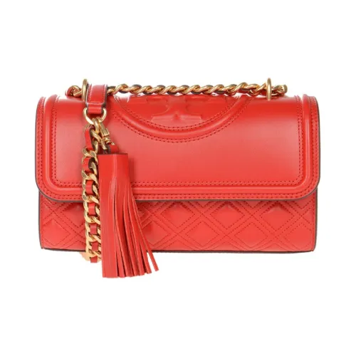 TORY BURCH Fleming Sheepskin Crossbody Bag Shoulder Bag Small Women's Red TORY BURCH Fleming Овчина Сумка через плечо Сумка на плечо Маленькая Женская Красная
