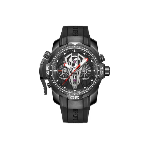 REEF TIGER Aurora Collection Concept II Автоматический механический механизм Часы Мужские Черный циферблат RGA3591 JHH