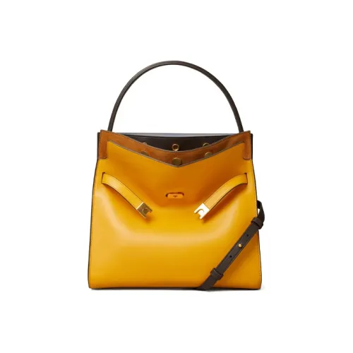 TORY BURCH Lee Radziwill Кожа Сумка через плечо Сумка Женская Желтая
