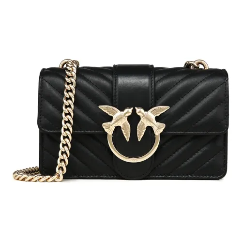 PINKO Quilt Кожа Swallow Сумка Сумка Сумка через плечо Сумка через плечо Мини Женская