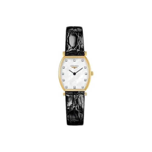 LONGINES Jialan Collection Кварцевый механизм Женские часы Часы 22,2*30MM Белый циферблат