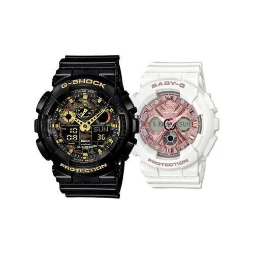 CASIO г Shock Baby г Collection Demining Expert Elf Girlish Кварцевый механизм Resin Strap Унисекс Розовый циферблат часов