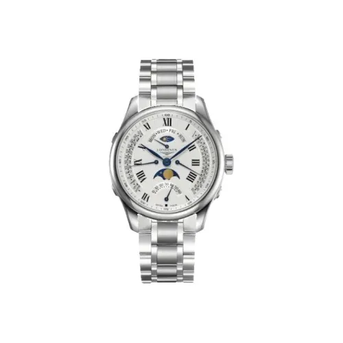 Longines Автоматический Механический Механизм Мужские Часы Master Collection 41 мм Белые