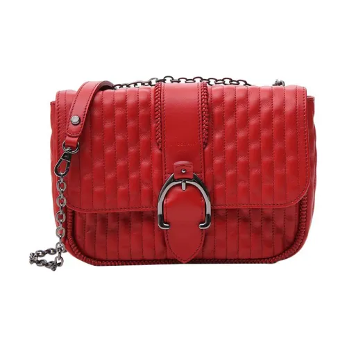 LONGCHAMP Amazone Коровья кожа Сумка через плечо Женская Красная