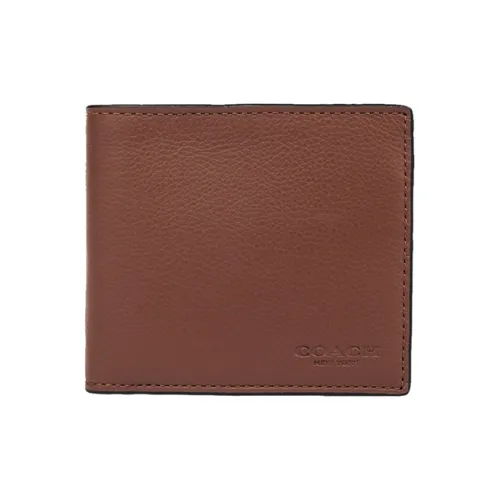 COACH Кошелек Billfold из кожи стандартный мужской коричневый