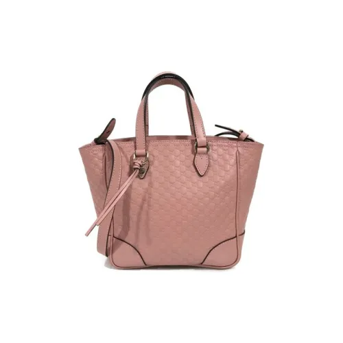 GUCCI Кожа Тоут Сумка Сумка для покупок Сумка через плечо Сумка Маленькая Женская Розовая