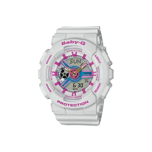 CASIO Кварцевый Movement Женские Детский Часы 46,3mm*43,4mm*15,8mm Белый