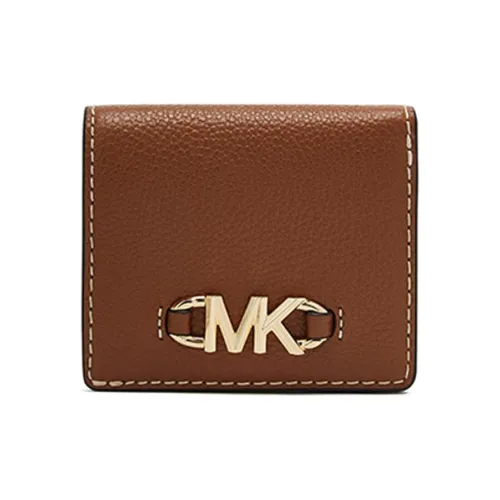 MICHAEL KORS Izzy Кожа Кошелек Держатель для карт Кошелек для монет Маленький Женский Коричневый