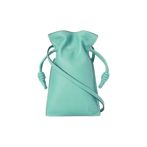 LOEWE Napa Голень Кожа Ручная Сумка через плечо Женская Мятно-зеленая