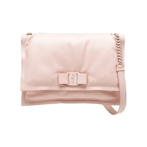 FERRAGAMO Viva Коровья кожа Подушка Сумка Сумка через плечо Сумка на плечо Женская Ice Cream Cherry Blossom Розовый