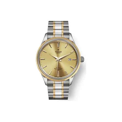 TUDOR Wind Style Collection Автоматический Механический Механизм Мужские Часы Часы 41 мм Золотой Циферблат