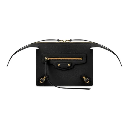 Balenciaga Neo Classic Коровья кожа Сумка через плечо Сумка на плечо Женская Черная