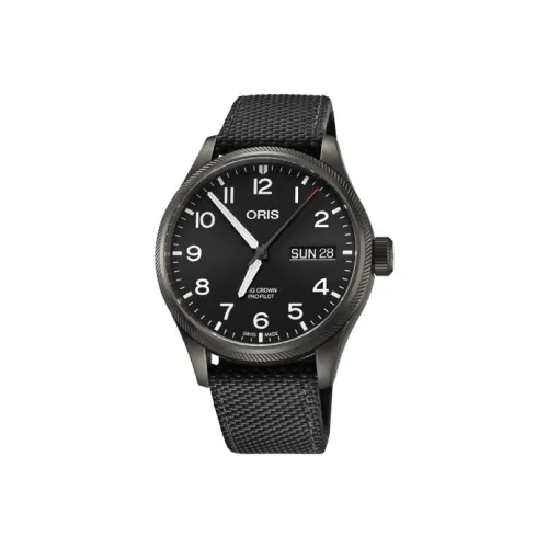 Oris Автоматический Механический Часы Мужские из Коллекции Aviation 45 мм Черные