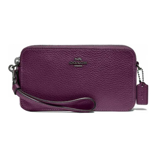 COACH Kira (Красный) Кожа Ручная Сумка через плечо Кошелек Женский Фиолетовый