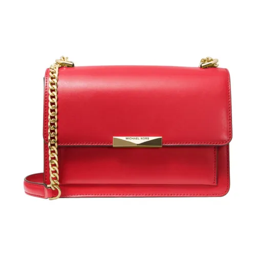 MICHAEL KORS Нефритовая кожа через плечо большая женская красная