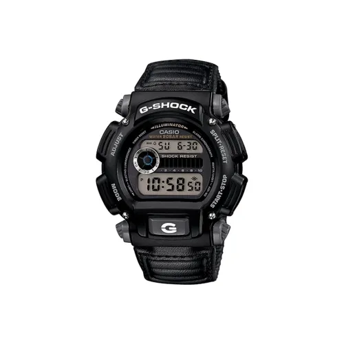 CASIO G SHOCK Collection Кварцевый механизм Кожаный ремешок Часы Мужские Черный циферблат