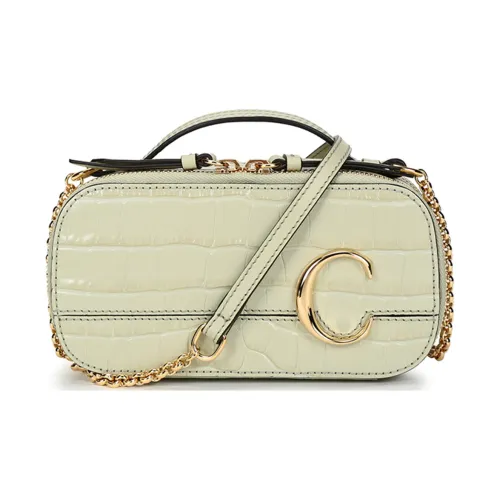 Chloe Chloé сумки Коровья кожа Сумка через плечо Мини Женская Светлый Эвкалиптово-зеленый
