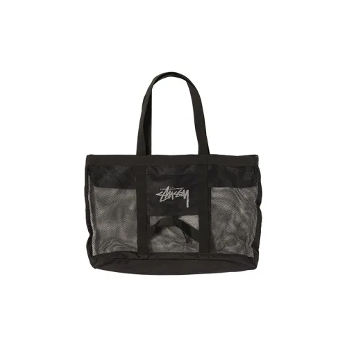 Stussy Сетка BEACH BAG Тоут Сумка Сумка для покупок Сумка Обычный Унисекс Черный