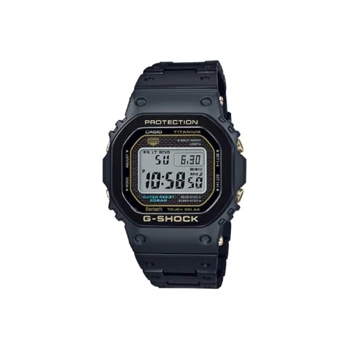 CASIO Солнечный Кварцевый Механизм Титан Ремешок Часы Мужские Черный Циферблат