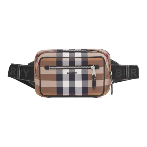 Burberry Хлопок Холщовая Сумка Банан Мужская Многоцветная